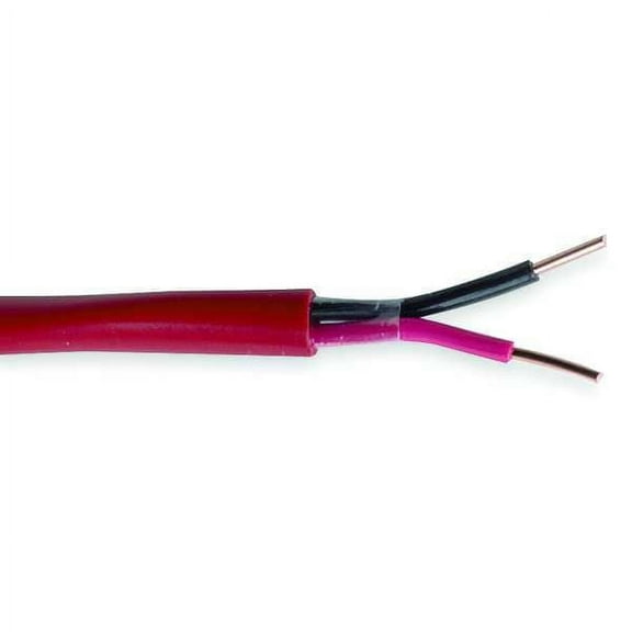 Carol Fire Alarm Cable, 2 C, Red, PVC, 1000 ft. E1502S.30.03