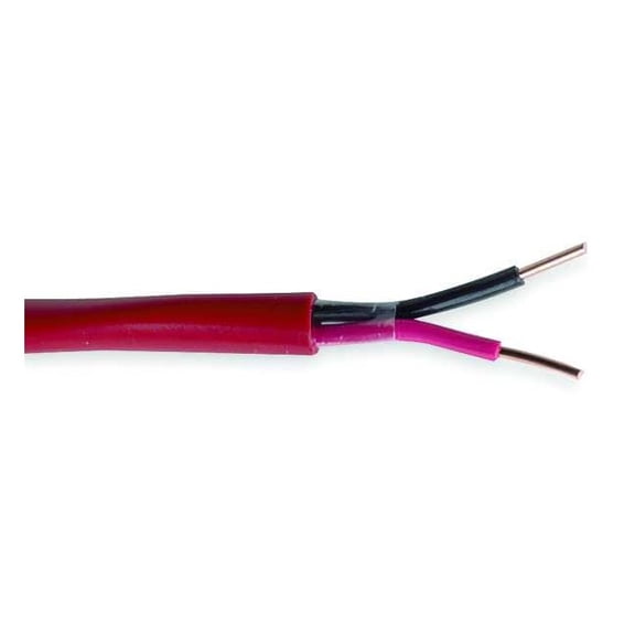 Carol Fire Alarm Cable, 2 C, Red, PVC, 1000 ft. E1502S.30.03