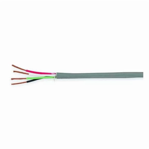 Power Limited and Communication Cable, 4 C, Green, PVC, 1000 ft.