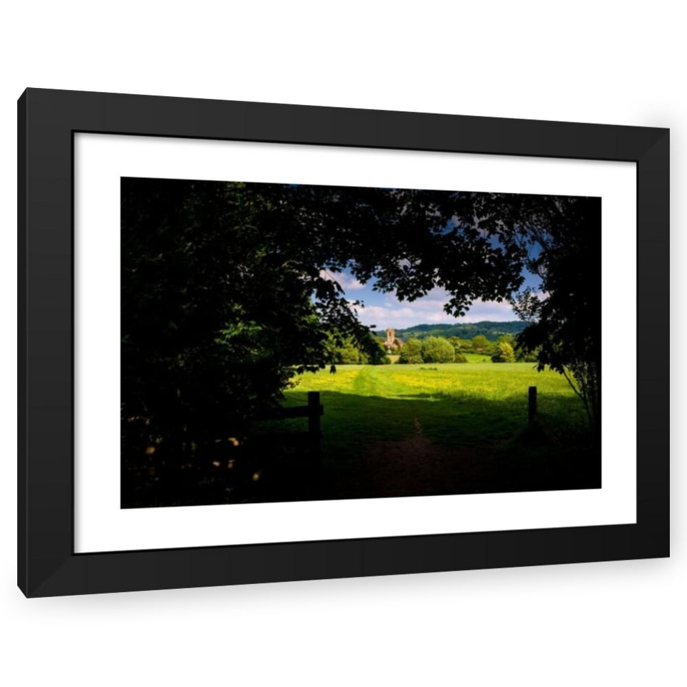 Carol Di Rienzo Cornwell 28x19 Black Modern Wood Framed Wall Art Titled