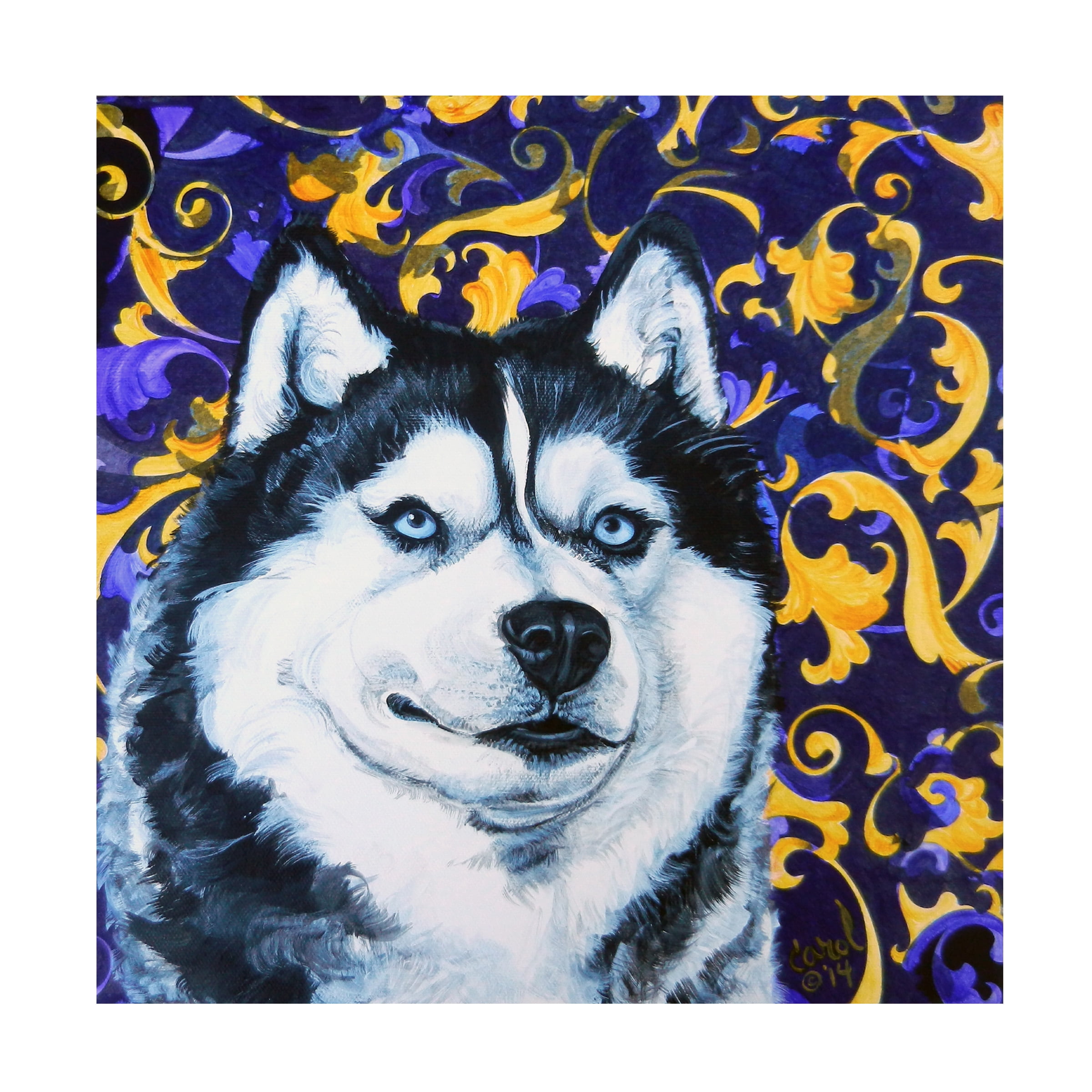 Carol Dillon 'Playful Pup IV' Canvas Art