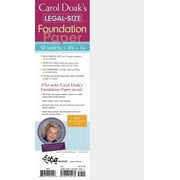 Carol Doak's Legal-Size Foundation Paper, (Paperback)