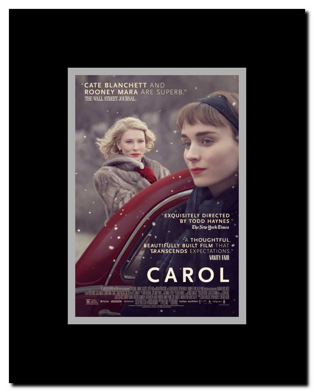Carol Framed Movie Poster