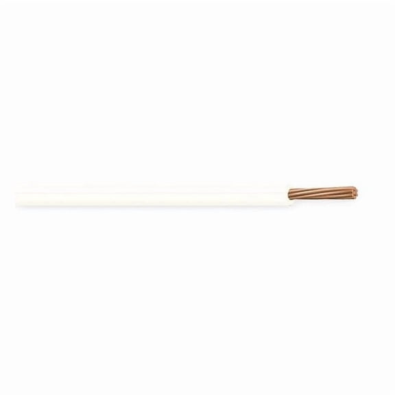 AWM, MTW, TEW, TFF, Machine Tool Wire, Copper, 18 AWG, White, Stranded, 500 ft 76502.18.02
