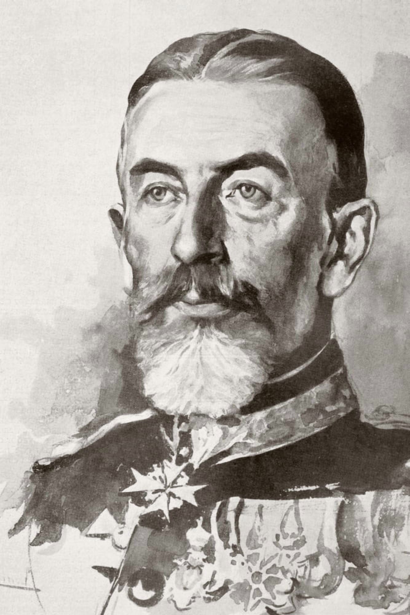 Carol I 1839 1914 Born Prince Karl Of Hohenzollern-Sigmaringen Reigning Prince And Then King Of Romania From 1866 To 1914 From La Esfera 1914 Canvas Art - Ken Welsh Design Pics (24 x 36)