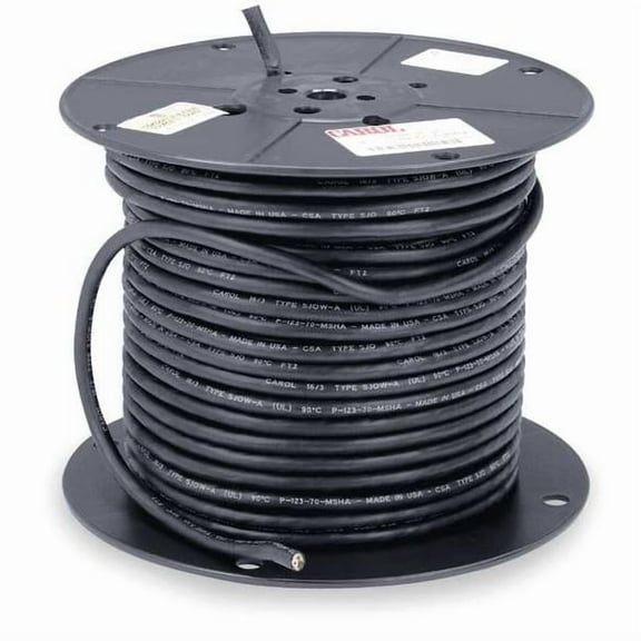 Carol PortableCord,3Cond,14AWG,Black,250ft 01360.35.01