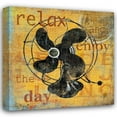 thumbnail image 1 of Carol Robinson 15x15 Gallery Wrapped Canvas Wall Art Titled - Relax And Enjoy the Day, 1 of 4