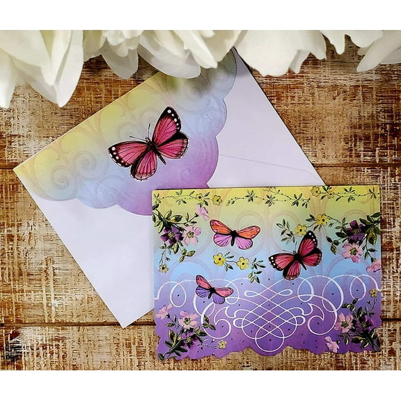 Carol Wilson Fine Arts Inc Charlottes Portfolio Embossed Die Cut Notecards