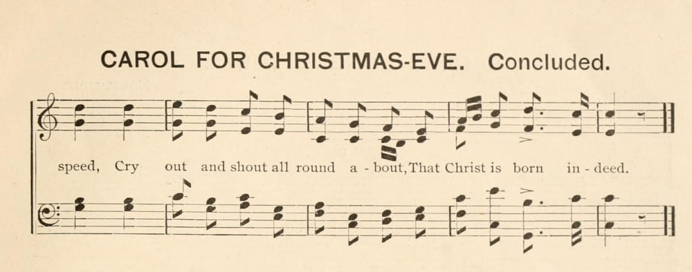 Carol for Christmas Eve 2 Gascon Christmas Carols Ancient & Modern 1897 Canvas Art - (18 x 24)