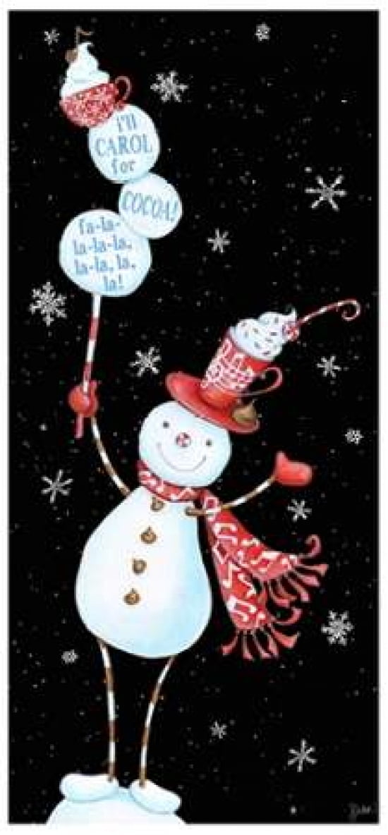 Carol for Cocoa Canvas Art - Jacqueline Decker (24 x 48)
