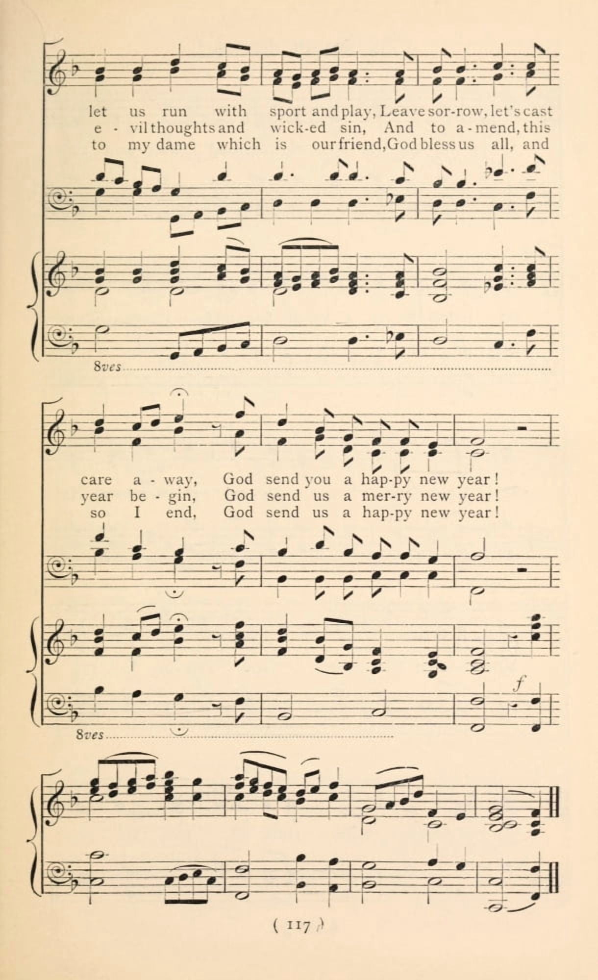 Carol for New Years Day 4 Christmas Carols New & Old 1850 Canvas Art - (18 x 24)