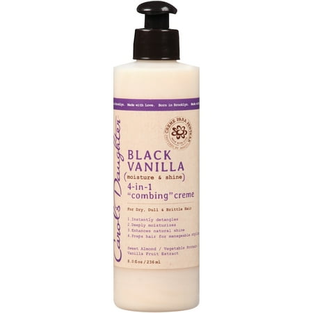 Carol's Daughter Black Vanilla Detangling Moisturizing Hair Styling Cream, 8 fl oz