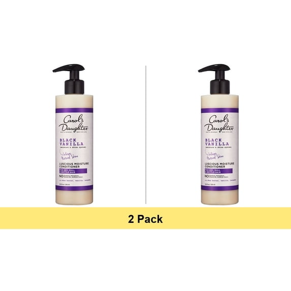 Carol's Daughter Black Vanilla Moisturizing Conditioner for Dry Hair with Shea Butter, 12 fl oz - 2 Pack