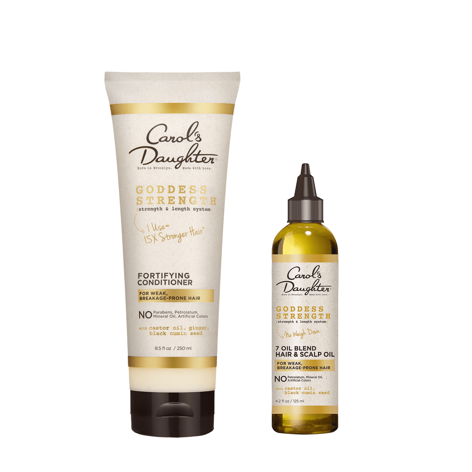 Carol's Daughter Goddess Strength Hair Oil & Conditioner Holiday Gift