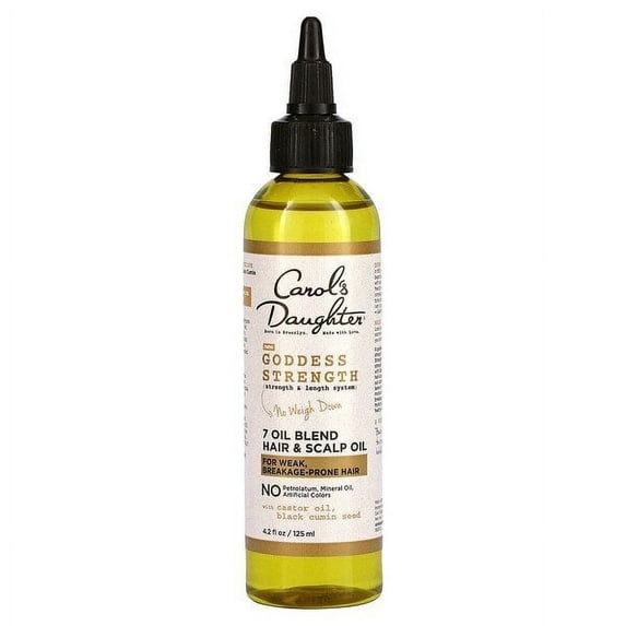 Carol's Daughter, Goddess Strength, Strength & Length System, 7 Oil Blend Hair & Scalp Oil, 4.2 fl oz (125 ml) Pack of 2