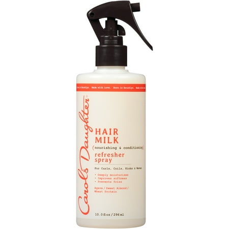 (2 Pack) Carol's Daughter Hair Milk Refresher Spray For Curls, Coils, Kinks and Waves, 10 fl oz