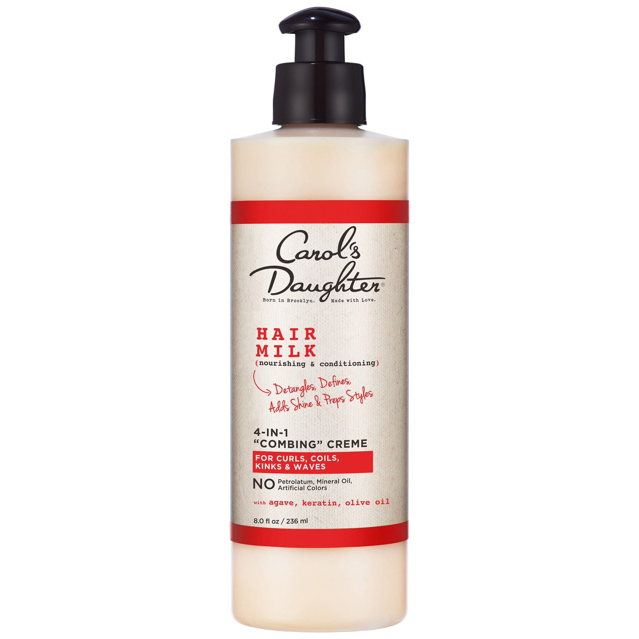 Carol's Daughter Moisturizing 4-in-1 Combing Curly Hair Styling Creme, 8 fl oz