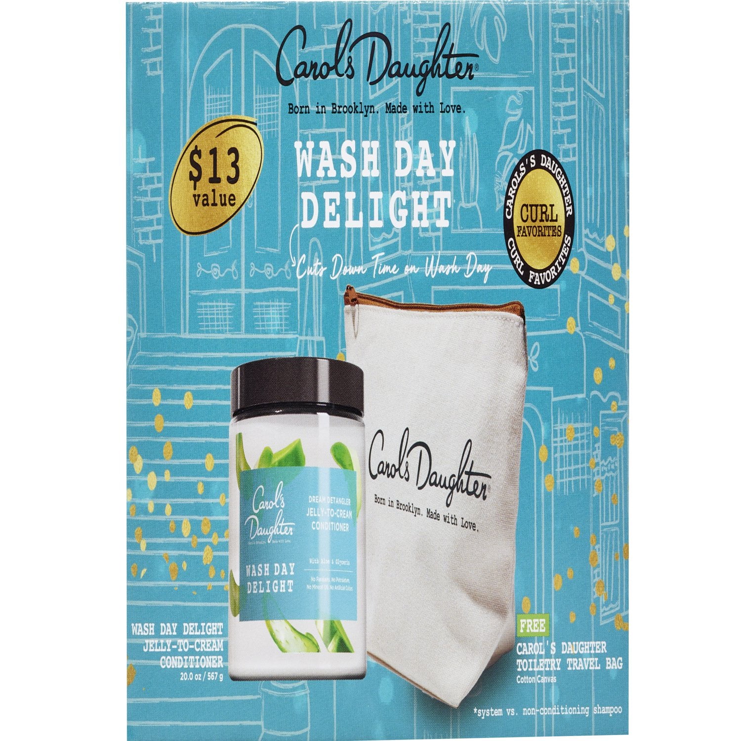 Carol's Daughter Wash Day Delight Detangling Conditioner with Aloe, 8.5