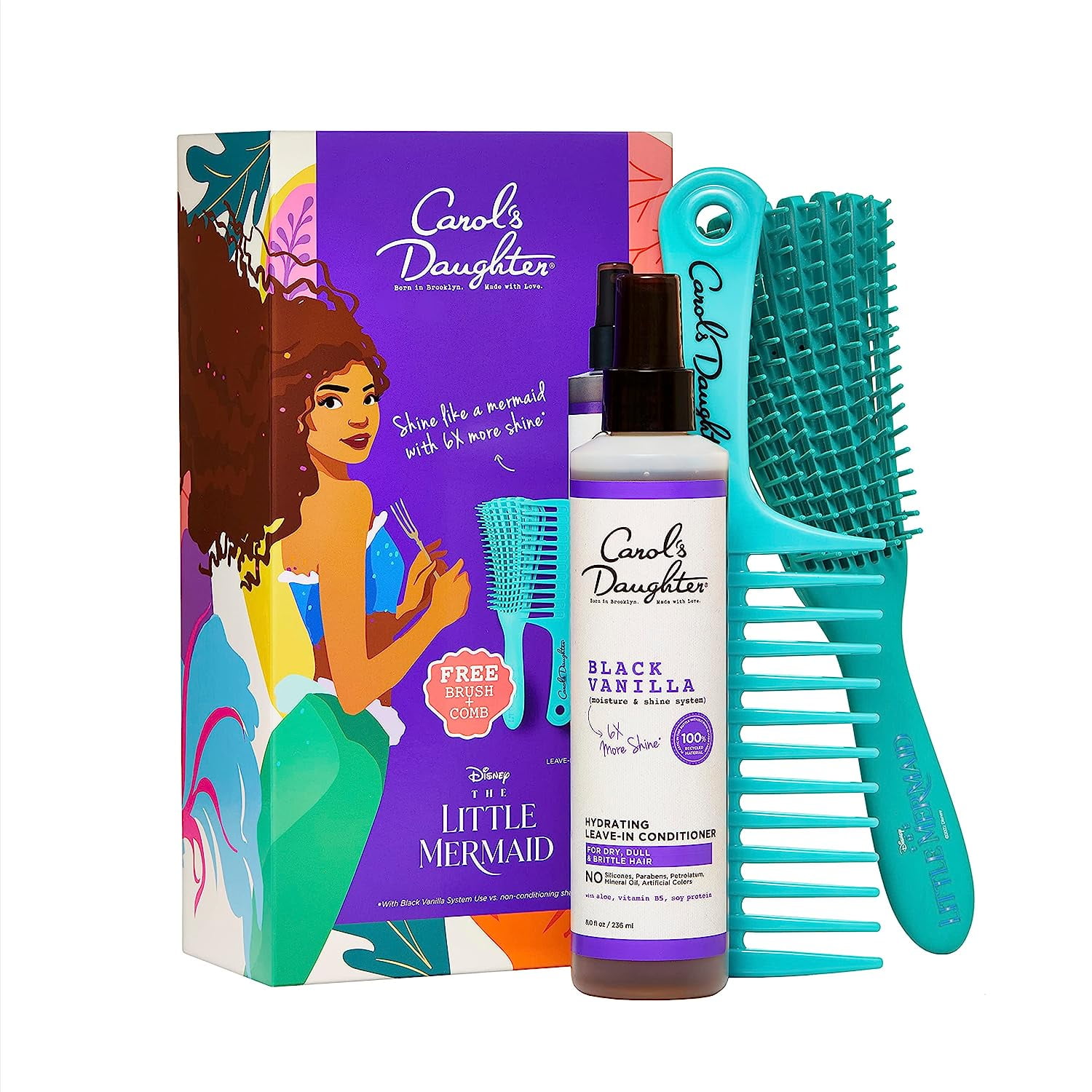 Carol's Daughter and Disney's The Little Mermaid Hair Care Gift Kit, 8 oz
