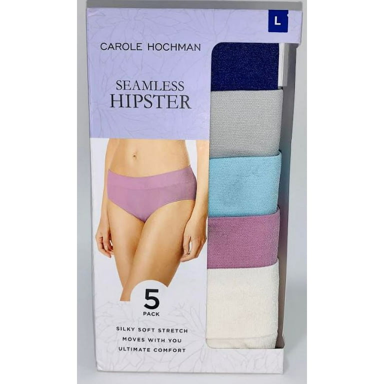 Set Of 5 Carole Hochman Women's Multicolor Skinny Soft Seamless