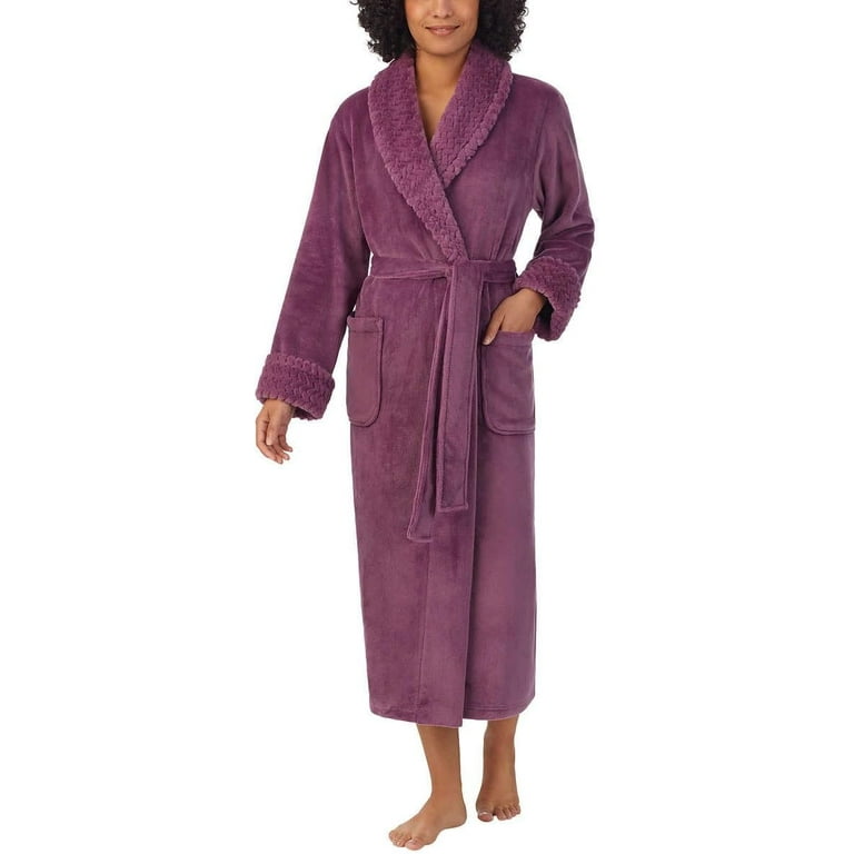 Buy Carole Hochman womens plush robe light pink Online
