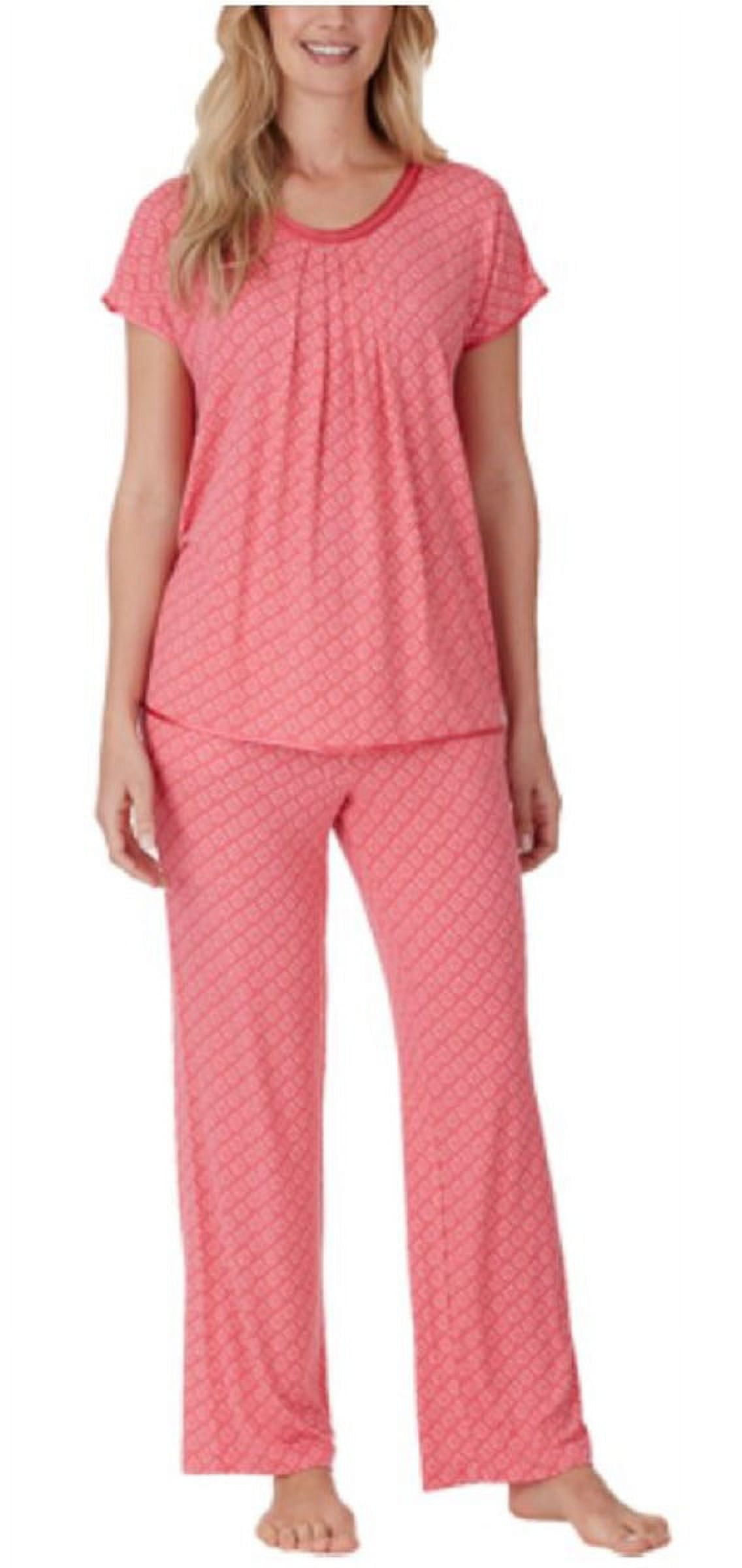 Carole Hochman Women's Midnight Super Soft Modal Pajama Set, Pink Diamond,  Small