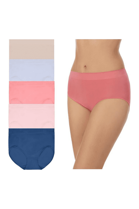 Women's Seamless Briefs, Multi, Small