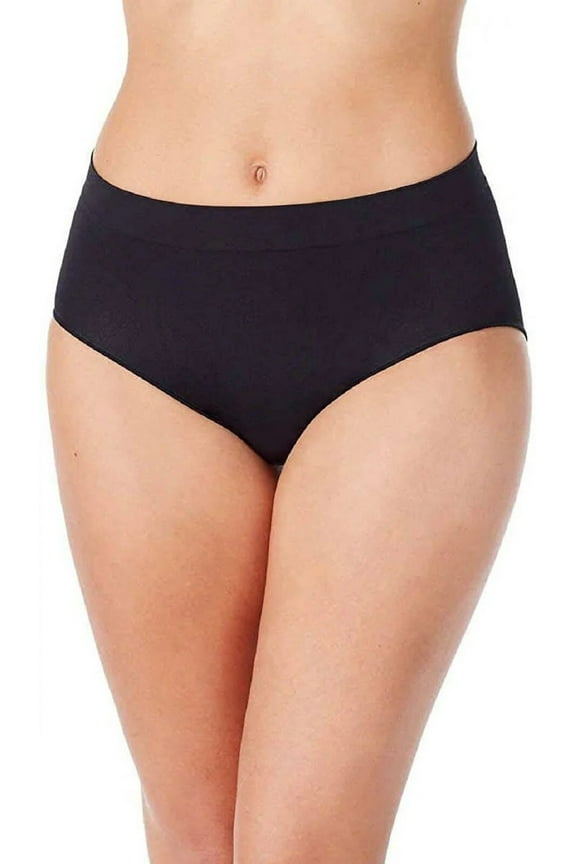 Womens Seamless Brief 1 Piece,Black,Small
