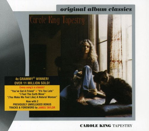 Carole King Music - Tapestry Rock CD - Certified 11X Platinum Pop