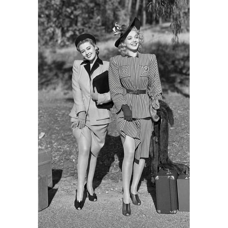 Carole Landis and Joan Blondell in Topper Returns pull up skirts showing legs 24x36 Poster