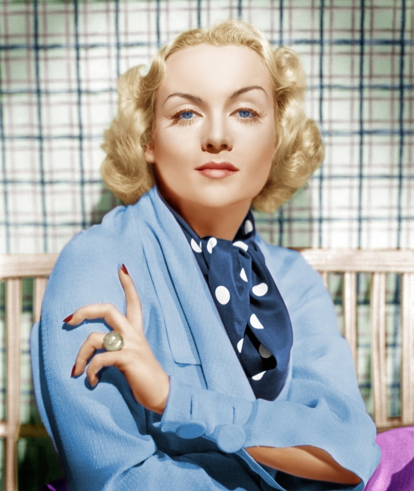 Carole Lombard Canvas Art - (16 x 20)