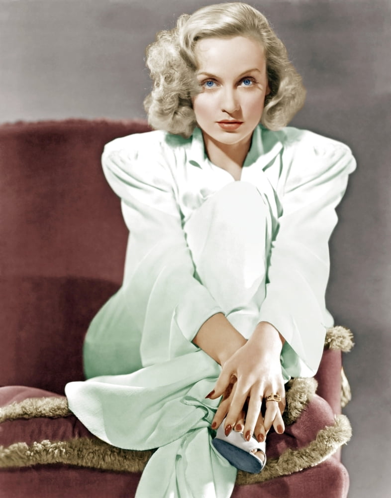 Carole Lombard Canvas Art - (16 x 20)