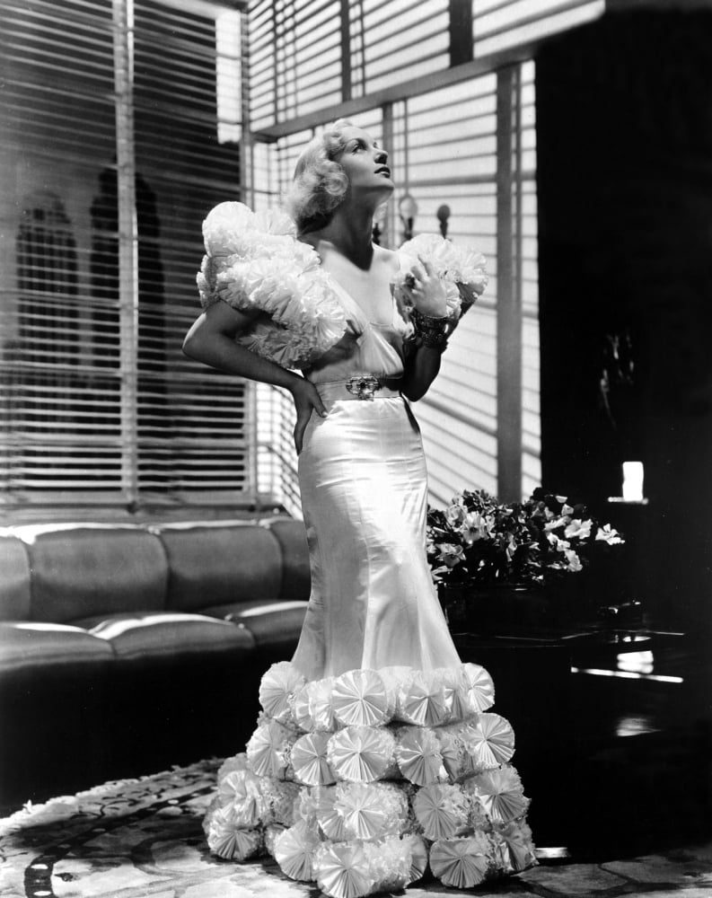 Carole Lombard In The 1930S Canvas Art - (16 x 20)