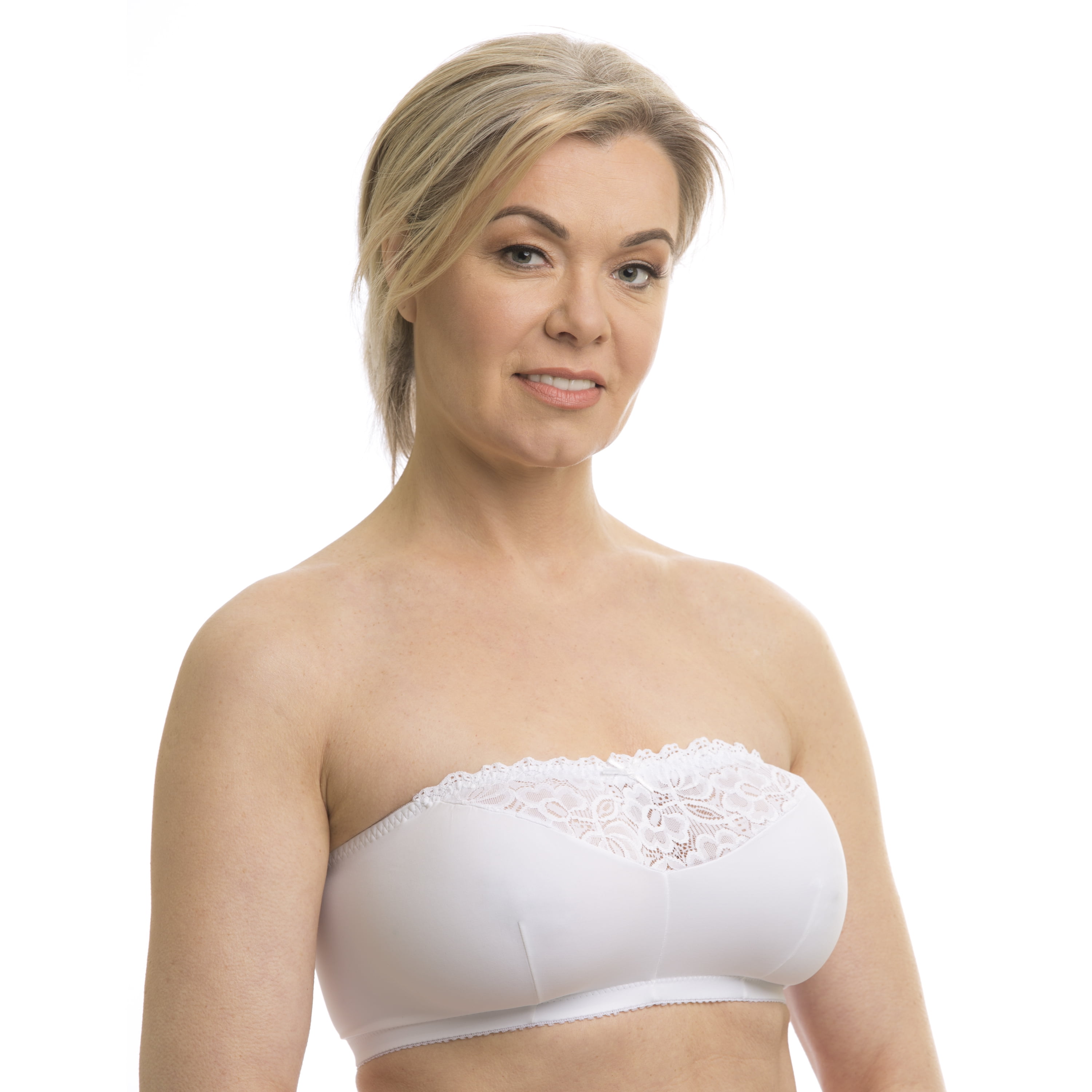 LAVRA Women's Strapless Bandeau Bra Seamless One Size Non Padded