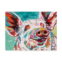 Carolee Vitaletti 'Piggy I' Canvas Art