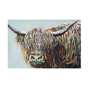 Carolee Vitaletti 'Woolly Highland I' Canvas Art