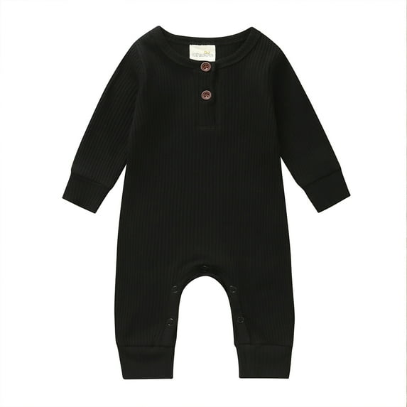 Carolilly Baby Boy Girl Clothes Autumn Knitted Romper Jumpsuit Bodysuit Outfit