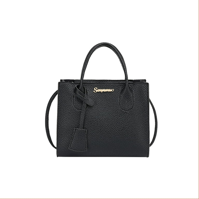 Women Top Handle Bags Faux Leather Handbag Fashionable Crossbody