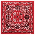 thumbnail image 1 of Carolina Manuf Texas Paisley Bandana - Classic Black 27" X 27" Bandana, 1 of 1