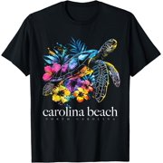 Carolina Beach North Carolina Sea Turtle Surfer Souvenir T-Shirt