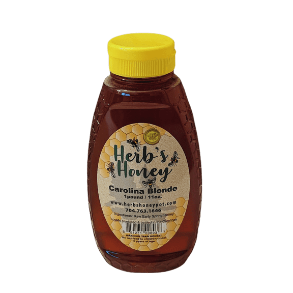 Carolina Blonde - Early Spring Raw Honey 1lb.