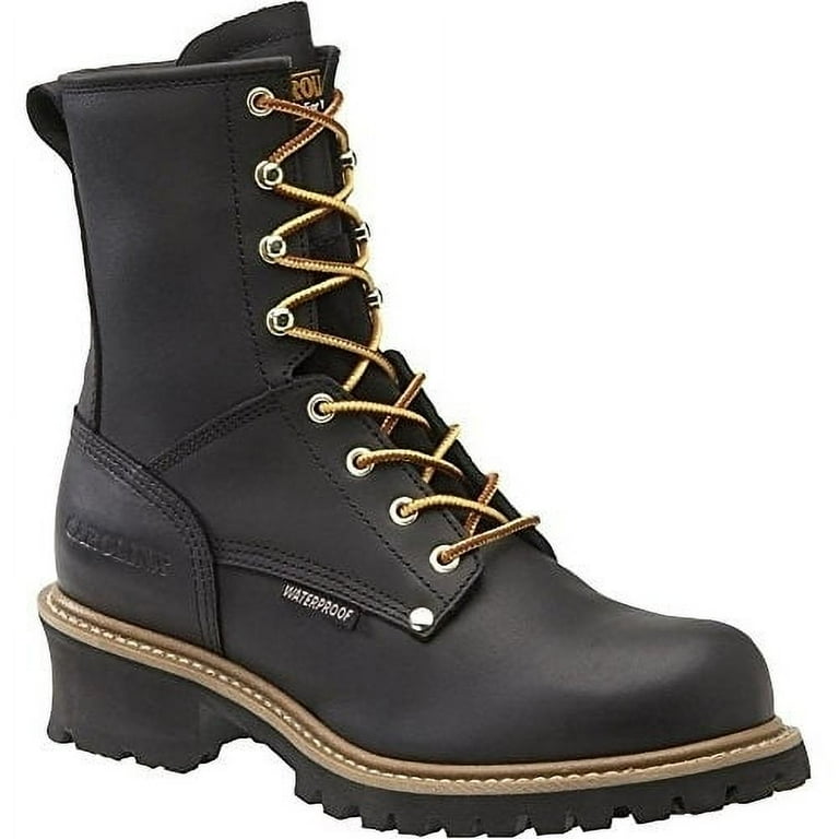Carolina Boots Men Steel Toe Waterproof Insulated Loggers CA5823 BLACK Walmart