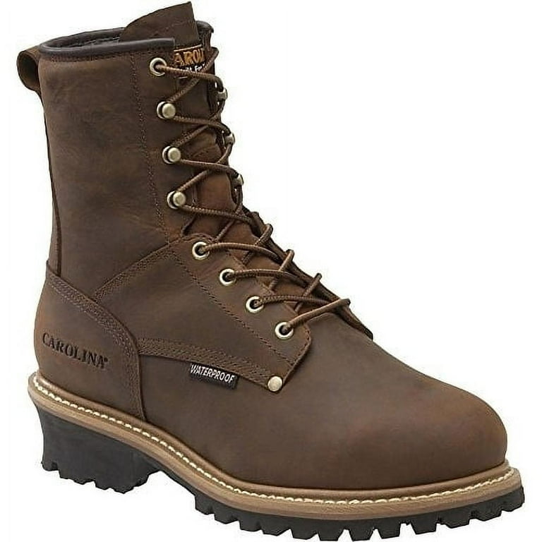 Carolina Boots Men Waterproof Insulated Met Guard Loggers CA7821