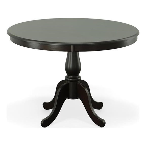 Carolina Classics Portland 42" Round Pedestal Table in Espresso