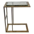 thumbnail image 1 of Carolina Castella C-End Table in Antique Brass, 1 of 8