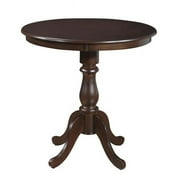 Carolina Chair & Table Fairview Round Pedestal Bar Table, Espresso - 36 in.