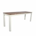 thumbnail image 1 of Carolina Classics Braylee 4' Outdoor Dining Bench in White Frame, 1 of 10