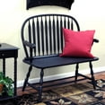 thumbnail image 1 of Contemporary Home Living Windsor-Style Arched Back Wood Bench - 44" - Antique Black, 1 of 2