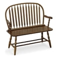 thumbnail image 1 of Carolina Classics Windsor 44" Bench in Antique Elm Finish, 1 of 5