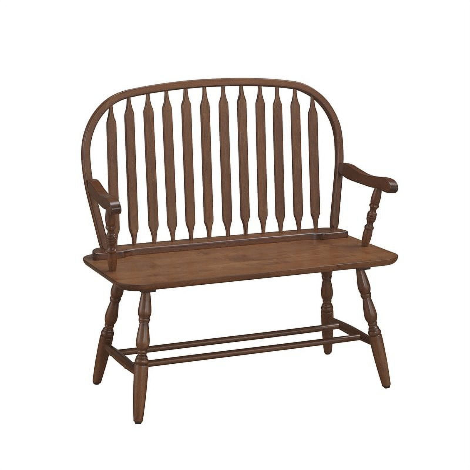 Carolina Chair and Table Windsor Bench, Elm